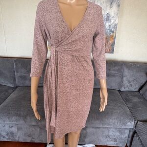 Hello MIZ Mauve Long Sleeve Nursing Wrap